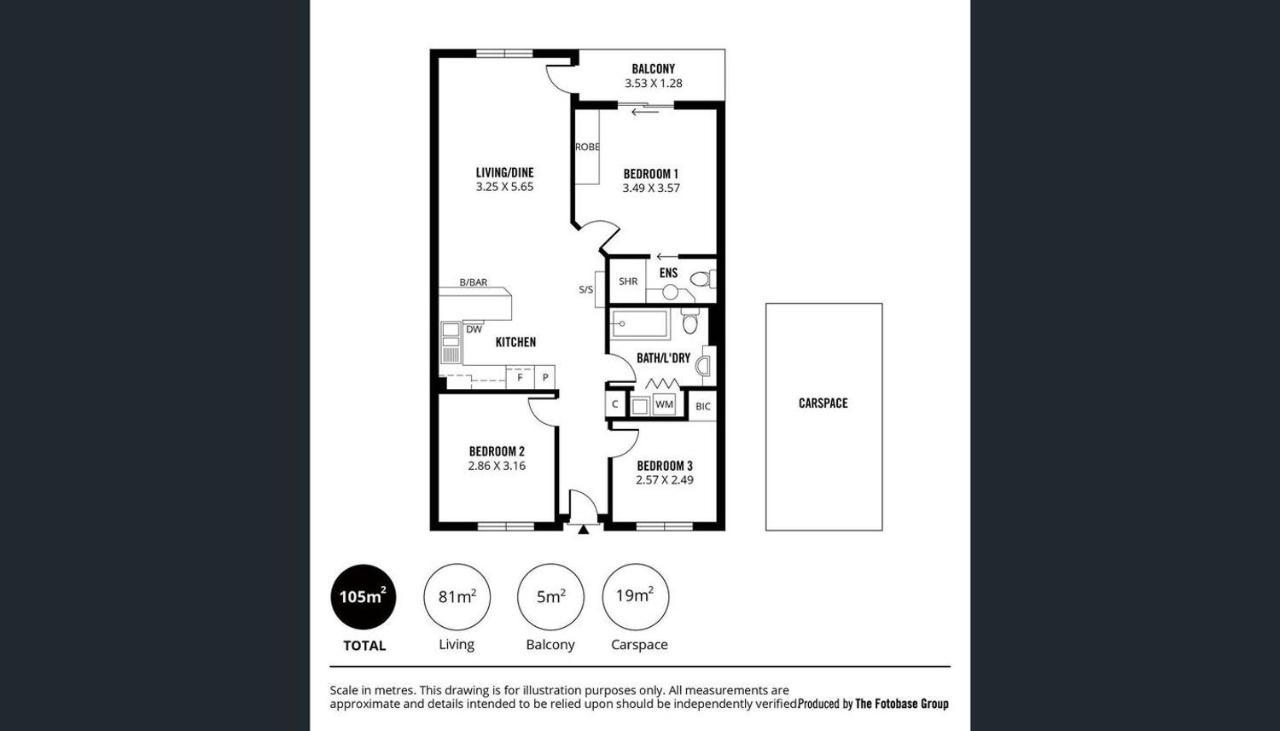 Adelaide Cbd Apartment - 3Br, 2Bath & Carpark מראה חיצוני תמונה